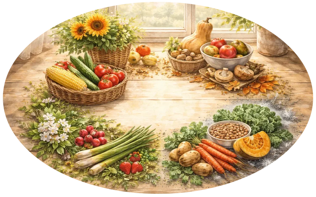 Food in its natural cycle