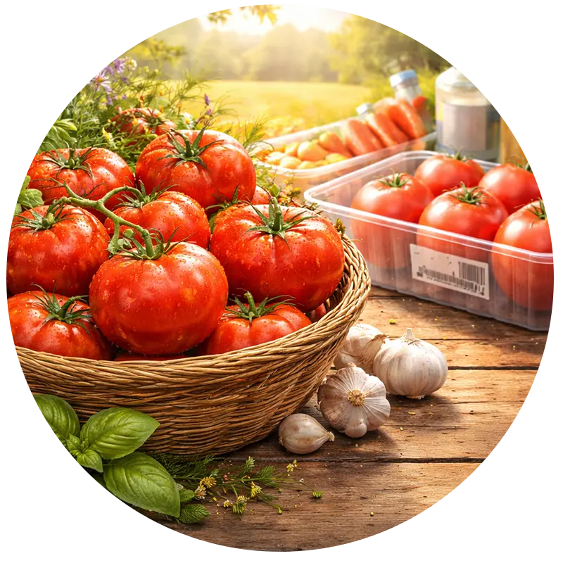 Organic vs industry food