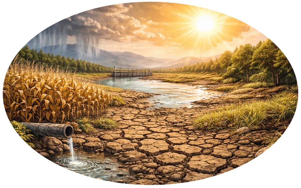 Where climate and water shape food systems